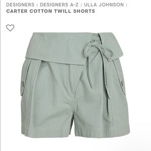 Ulla Johnson cotton shorts